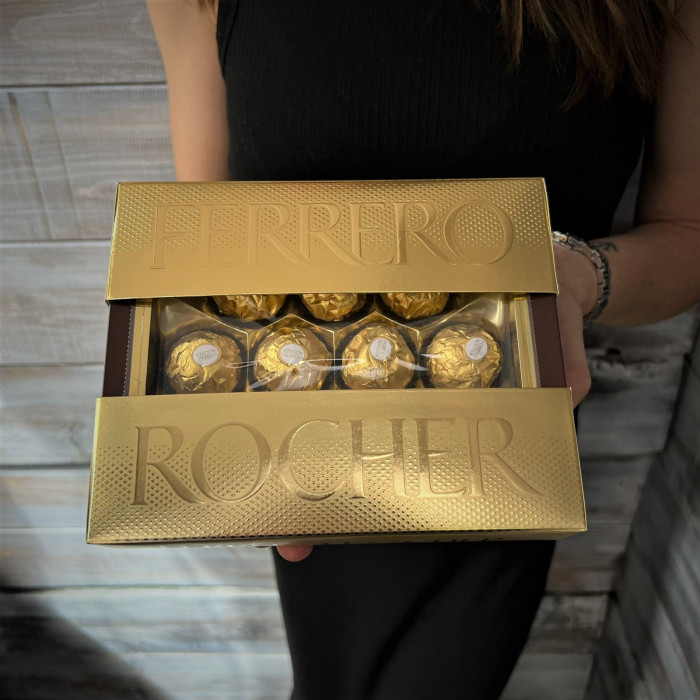 Конфеты "Ferrero Rosher" 125gr - цветы с доставкой ялта