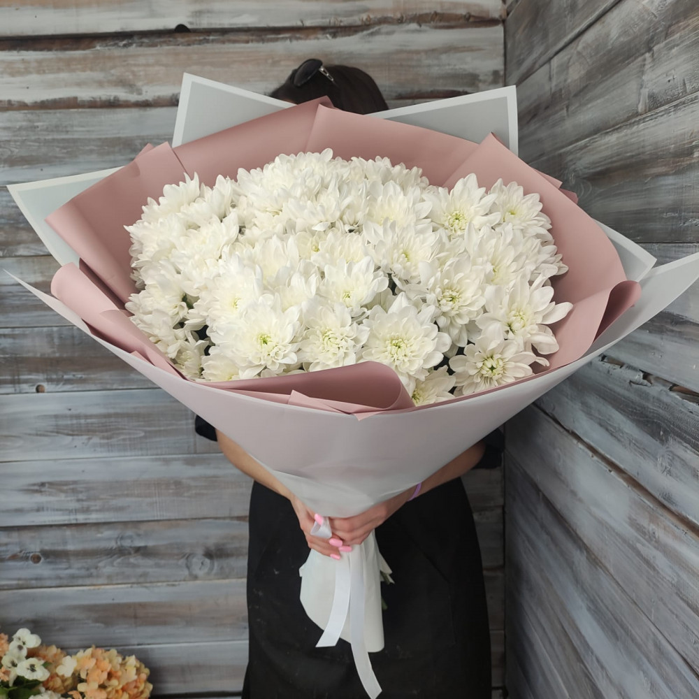 Белоснежная хризантема - цветы с доставкой ялта 